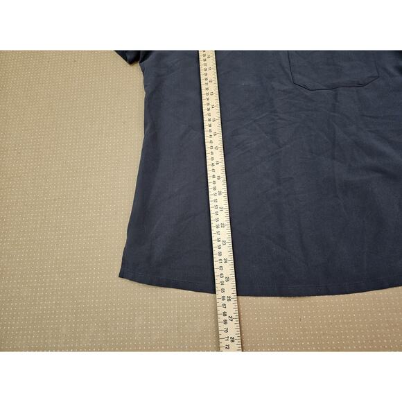 FIGS Shirt Womens Small Gray Heathered Pocket Scrub Top FW1000 V-Neck - Picture 5 of 8